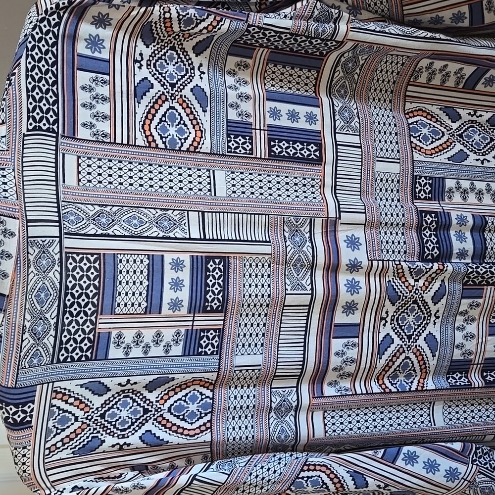 Geometric Patterned Kimono Cardigan - Picture 5 of 7